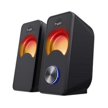 Trust Zvočniki Arys Compact RGB 2.0 črne barve