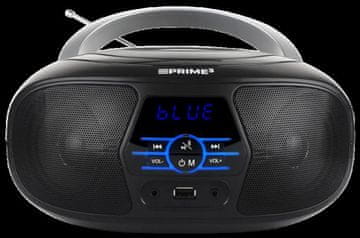 Prime3 Prenosni radio Nano ABB11BT črne barve