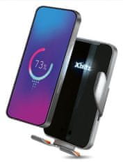 XBlitz Brezžično polnilno držalo za avto FX4 Elegance črno-srebrno