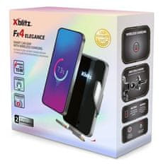 XBlitz Brezžično polnilno držalo za avto FX4 Elegance črno-srebrno