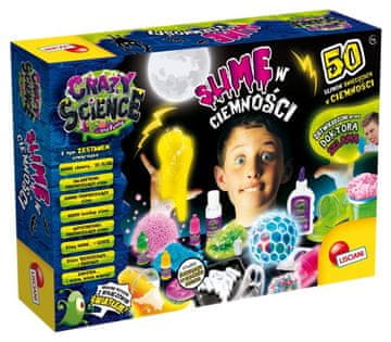 Ustvarjalna igrača Crazy Science. Sluz v temi