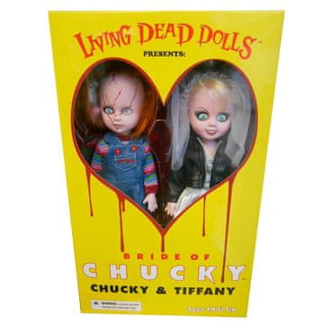 Northix Chucky in Tiffany Living Dead Dolls - paket 25 cm figur