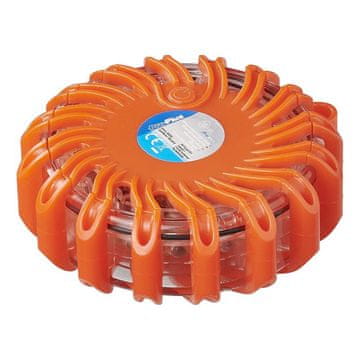 Northix Opozorilni disk 16LED oranžen