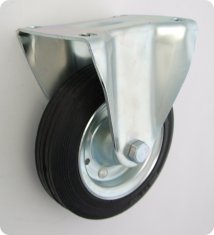 KOVINSKO-GUMIJSTO KOLO 160 MM FIKSNO OHIŠJE 43 - KL160 STA