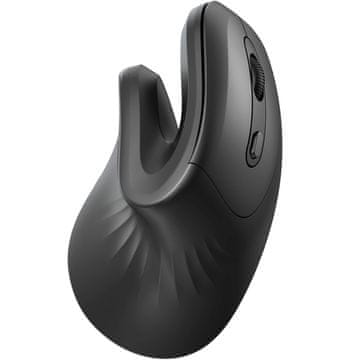 Northix Brezžična ergonomska navpična miška, 6 gumbov, 3200 DPI