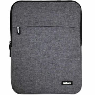 Northix Torba za prenosnik 13,3" siva, oblazinjena, odporna proti udarcem