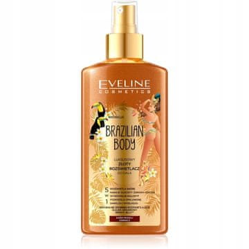 Eveline Cosmetics Eveline Brazilian Body Luxury Gold - zlati osvetljevalec za telo 150 ml