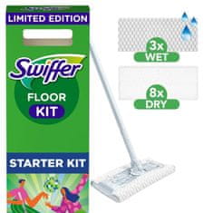 Swiffer Komplet krpe za prah z mopom, 8 polnitev za suho + 3 za mokro brisanje tal
