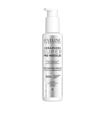 Eveline Cosmetics Eveline Ceramides Super Pre-needles čistilno mleko in emulzija za odstranjevanje ličil