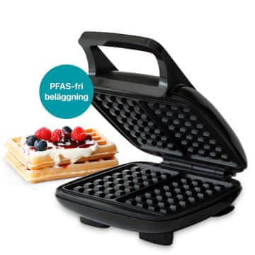 Champion Belgijski aparat za vaflje, dvojni, 1000 W, brez PFAS, nelepljiv