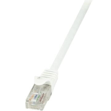 LogiLink Ethernet kabel CAT6 U/UTP 1 m, nezaščiten, bel