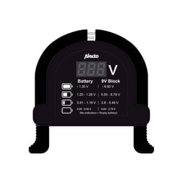 Alecto Univerzalni tester baterij za AA, AAA, C, D, 9V, gumbaste celice