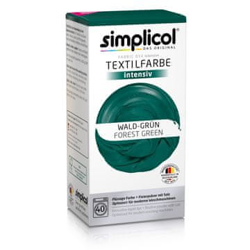 Simplicol Barva za tkanine - GOZDNO ZELENA (400 g + 150 ml)