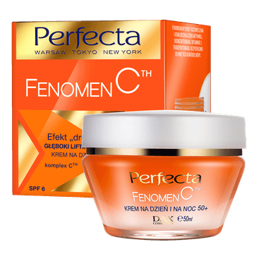 Perfecta Fenomen C dnevna/nočna krema za globinsko lifting in vlaženje 50+ z vitaminom C 50 ml