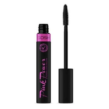 Gosh Maskara za podaljševanje in kodranje las Pink Power - črna 10 ml