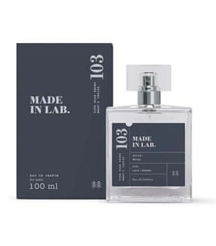 Narejeno v laboratoriju. Men No. 103 Eau de Parfum za moške EDP zanje 100 ml