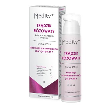 EDI + Dnevna krema za obraz proti rozacei SPF25 50 ml