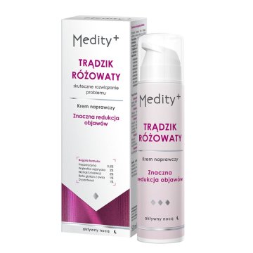 EDI + Nočna krema za obnovo kože proti rozacei 50 ml
