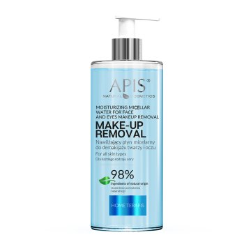 Apis Home Terapis vlažilna micelarna voda za odstranjevanje ličil z obraza in oči 500 ml