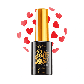 Global - Yoshikin Pure Love Top Hybrid nadlak za hibridne lake za nohte - RDEČ 10 ml
