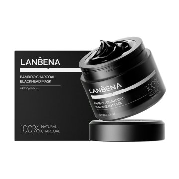Lanbena Bamboo Charcoal 2.0 trakovi za čiščenje nosu z aktivnim bambusovim ogljem 30 g