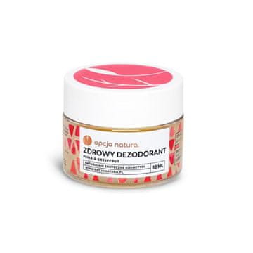 Natura Healthy antibakterijski kremni deodorant z osnovo sode - bor in grenivka 50 ml