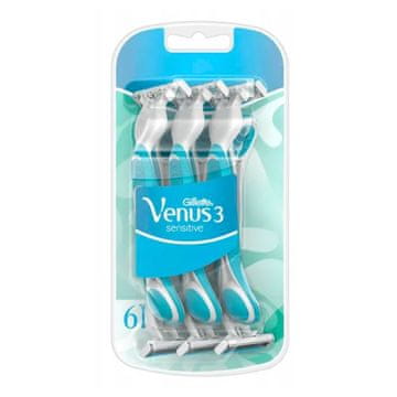 Gillette Venus 3 Sensitive britvice, 6 kosov