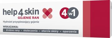 Polpharma Help 4 Skin Wound Healing 4v1 hidrogel za pospeševanje celjenja ran 50g