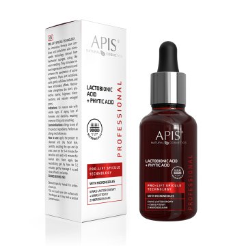 Apis Pro-Lift Spictule Technology laktobionska kislina + fitinska kislina z mikroiglami za obraz 30 ml