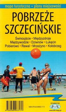 Accent Bikes Ščecinska obala 1:150.000. Turistični zemljevid / Zemljevid mesta.