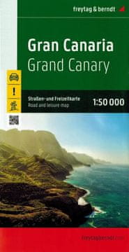 Freytag & Berndt Gran Canaria 1:50.000. Cestni in turistični zemljevid. Izdaja 2023.