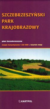 Krajinski park Szczebrzeszyn / Szczebrzeszyn. Turistična karta / Zemljevid mesta.