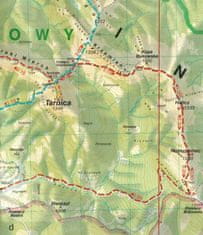 BAMIX Switzerland Visoke in nizke Bieszczade 1:50.000. Turistični zemljevid 2 v 1.