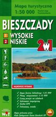 BAMIX Switzerland Visoke in nizke Bieszczade 1:50.000. Turistični zemljevid 2 v 1.