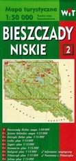 BAMIX Switzerland Visoke in nizke Bieszczade 1:50.000. Turistični zemljevid 2 v 1.