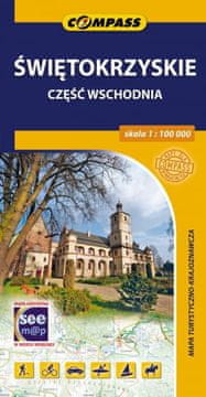 Compass Svetokriško vojvodstvo 1:100.000. Vzhodni del. Turistični zemljevid. Kompas.