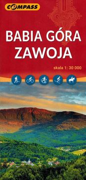 Compass Babia Góra in Zawoja 1:30.000. Turistična karta. Izdaja 2024. Kompas