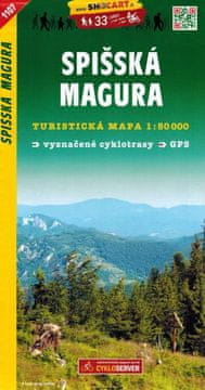 Shocart Spišská Magura. Turistična karta 1107. Izdano 2024.