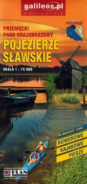 Sławskie Lake District 1:75.000. Od Leszna do Zielone Góre. Turistična karta. Izdaja 2023. Galilej