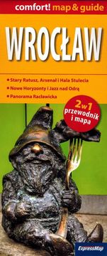 Vroclav. Plastificiran zemljevid / Zemljevid mesta + Mini vodnik. Izdaja 2023.
