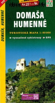 Shocart Domasza, Humenne / Domasa Humenne. Turistična karta 1115.