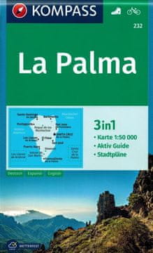La Palma 1:50.000. Plastificiran turistični zemljevid 232.