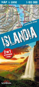 Islandija. Plastificiran cestni in turistični zemljevid + mini vodnik. Izdaja 2023.