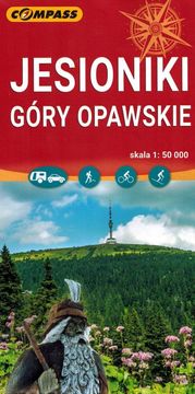 Compass Jesenike, Opavske gore 1:50.000. Turistični zemljevid. Izdaja 2024. Kompas.
