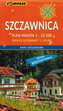 Compass Szczawnica in okolica 1:25.000. Vodoodporni žepni zemljevid / zemljevid mesta. Kompas.
