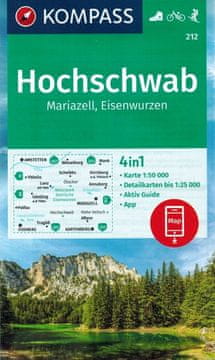 Hochschwab. Mariazell, Eisenwurzen. Turistična karta 212. Izd. 2023.