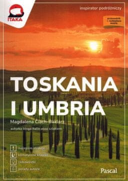 Toskana in Umbrija. Potovalni navdih. Vodnik + zemljevid. Objavljeno 2025.