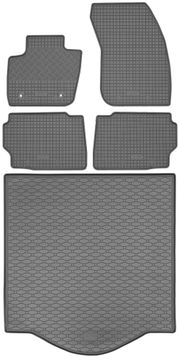 Ford Mondeo V Karavan od 01.2015 KOMPLET - gumijaste avtotepihe + zaščitna preproga za prtljažnik
