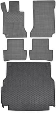 Mercedes C-razred W204 karavan od 12/2007-09/2014 KOMPLET - gumijaste avtotesnine + zaščitna preproga za prtljažnik