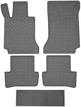 RIGUM 901641 Talne preproge + 900101 Prevleka - Mercedes C-razred W204 Limuzina / Karavan od letnikov 2007-2014, aluminijasta platišča UNIVERSAL - NAMESTITEV